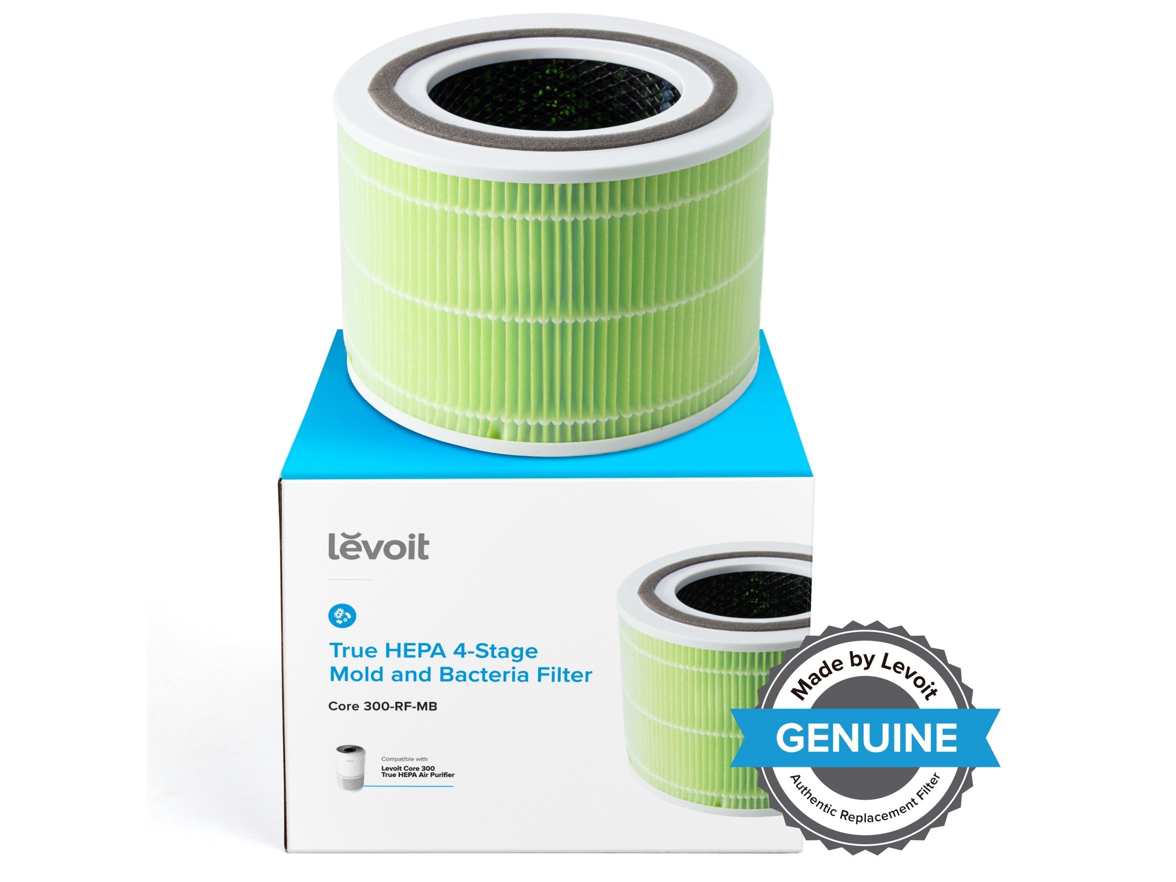 True HEPA 4-Stage Mold and Bacteria Suodatin Levoit Core 300/300S Ilmanpuhdistimelle