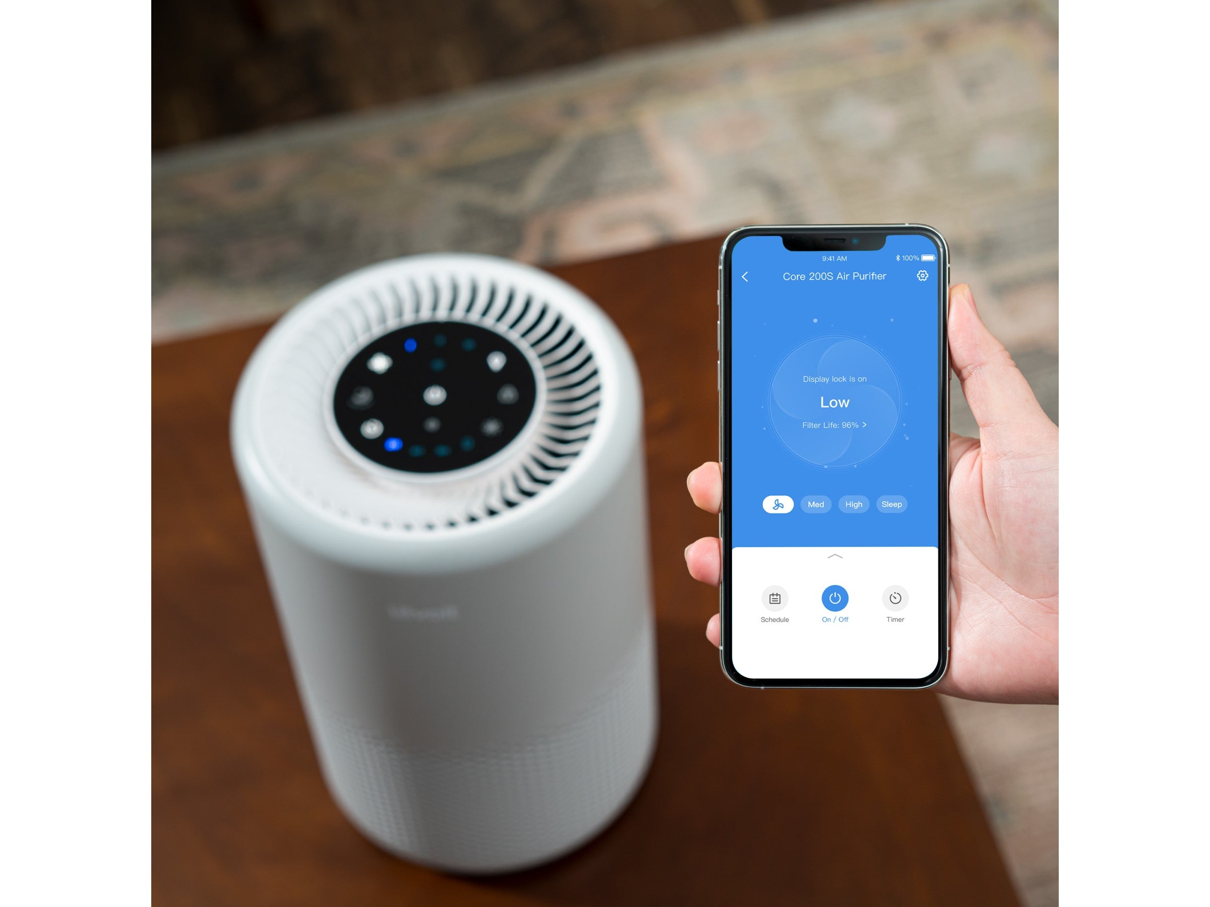Levoit Core 200S Smart HEPA Ilmanpuhdistin